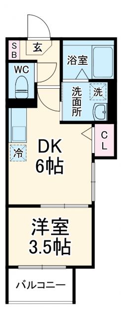 スカイブルームの間取り写真