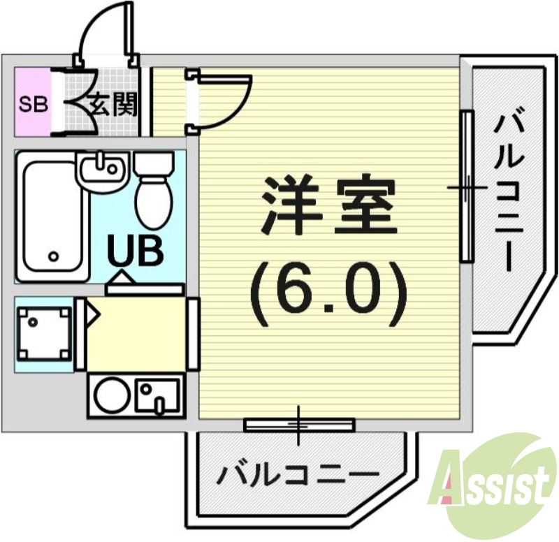 ペイサージュSANKOの間取り写真