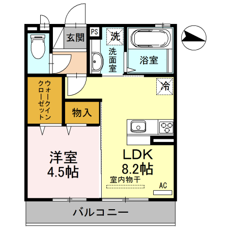 シャルマンSMTの間取り写真