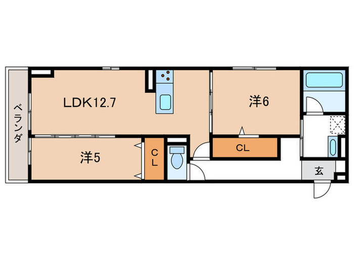 仮)GRAND D-ROOM平芝の間取り写真