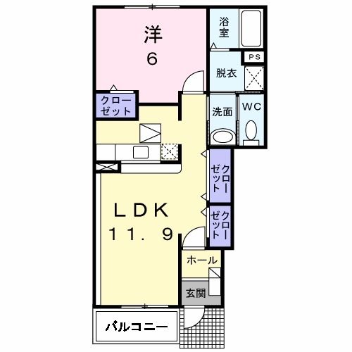 パーシモンIIの間取り写真