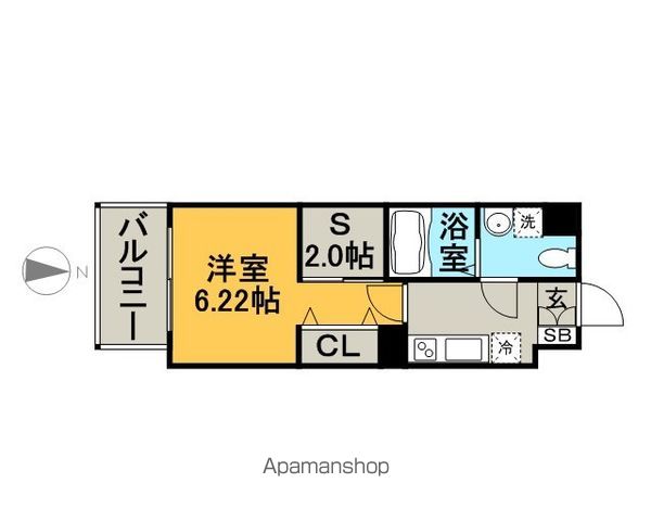 地下鉄空港線 大濠公園駅 徒歩6分 10階建 築20年の間取り写真