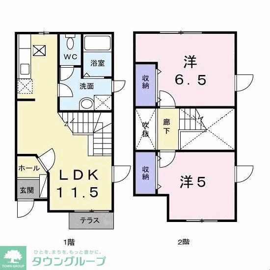 アラモ-ド ドゥの間取り写真