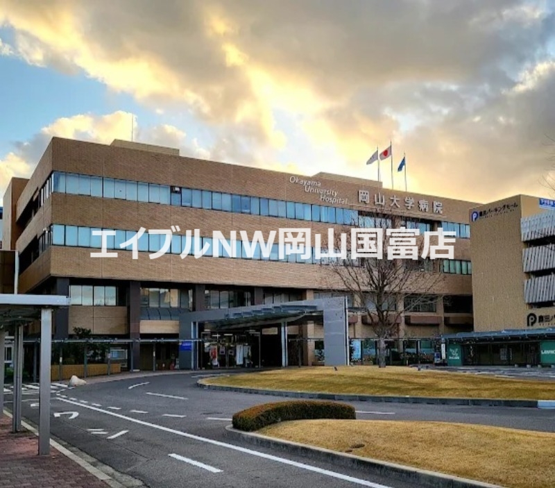 病院　岡山大学病院（病院）まで491m
