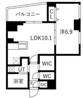 地下鉄千日前線 阿波座駅 徒歩8分 13階建 新築の間取り写真