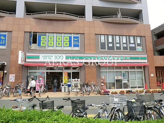 コンビニ　ローソンストア100東船橋駅前店（コンビニ）まで5m