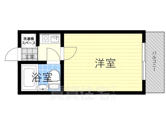 西武新宿線 上石神井駅 徒歩8分 4階建 築36年の間取り写真