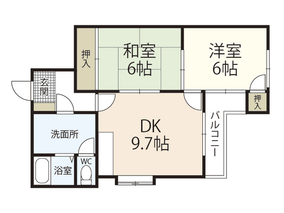 メゾン江波東の間取り