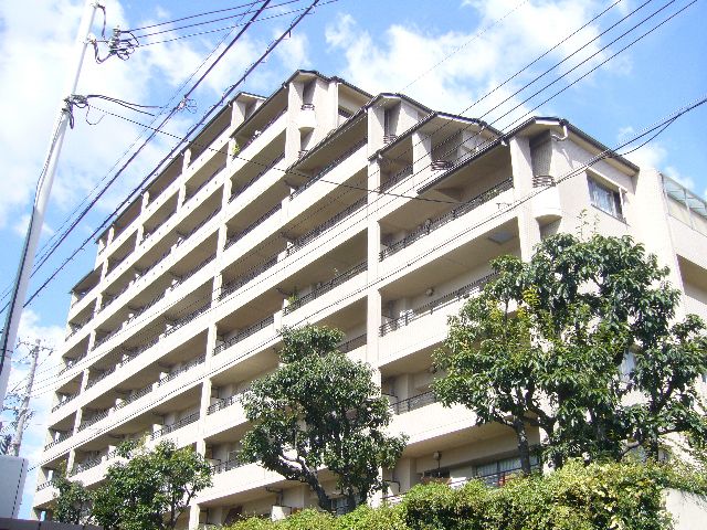 神戸市東灘区住吉宮町のマンションの建物外観