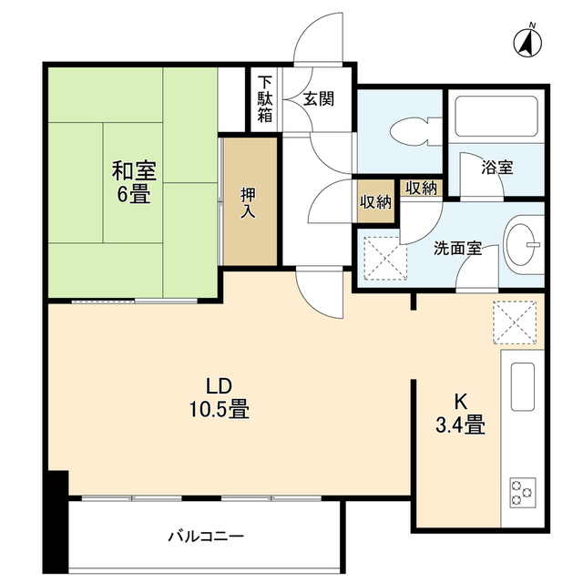 甲南ライフの間取り