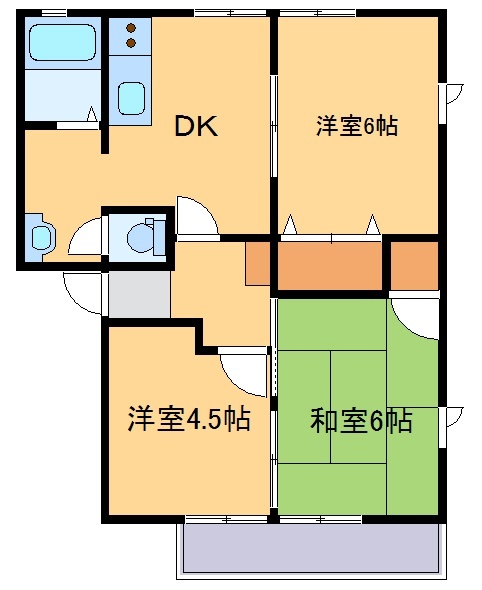 プロヴァンスの間取り