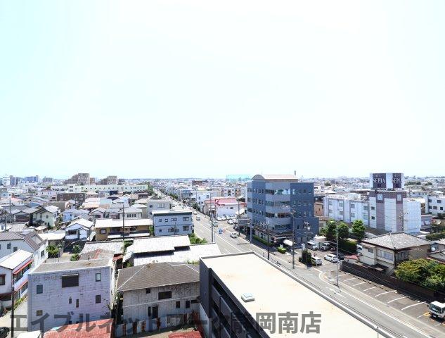 【静岡市駿河区中田のマンションの眺望】