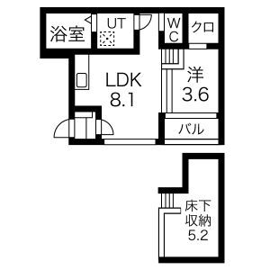 Piecielo (ピエチェーロ)の間取り