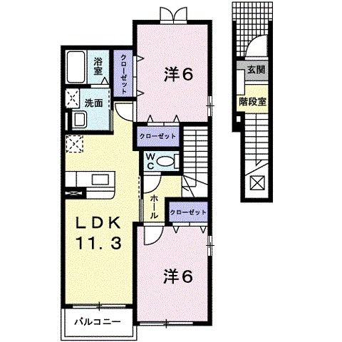 世羅郡世羅町大字小世良のアパートの間取り