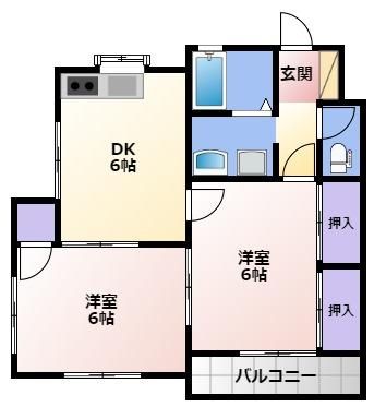 グリーンハイツヒロタカＡの間取り