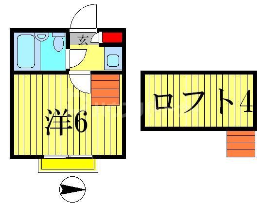 スカイピア高砂IIＡの間取り