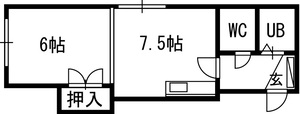 ナチュレ南５条の間取り