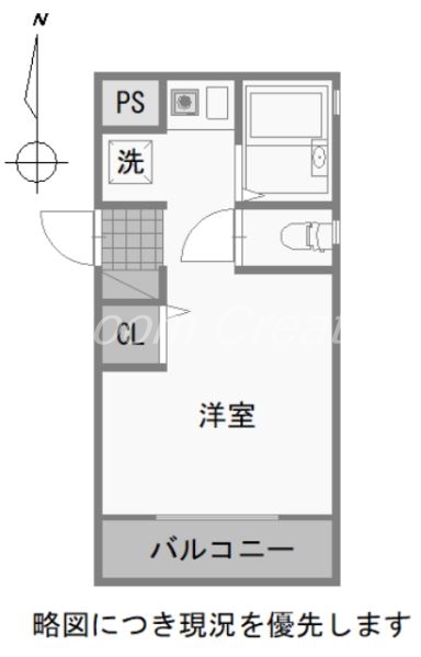 徳島市蔵本元町のマンションの間取り