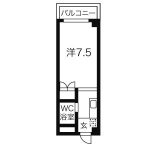 【フィクトワール愛知　WESTの間取り】