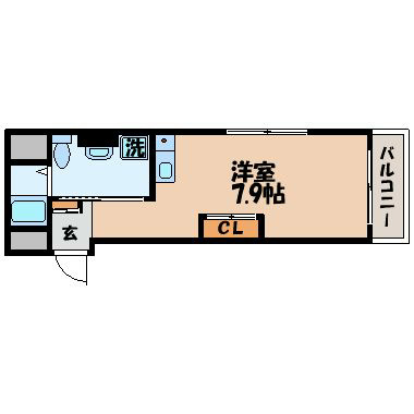 伊野ビル（興善町）の間取り