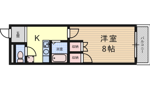 旭ビルの間取り