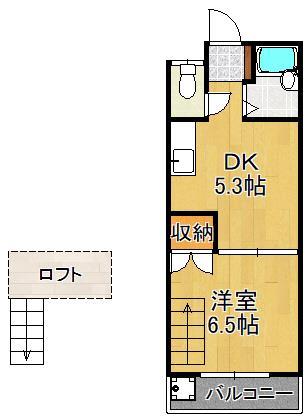 レオパレス浅川台の間取り