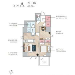 S-RESIDENCE日本橋馬喰町Aereの間取り