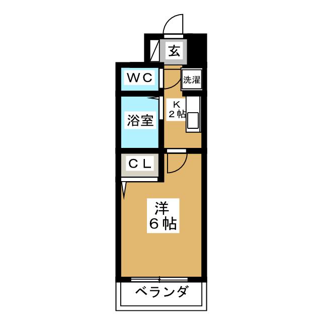 品川区豊町のマンションの間取り