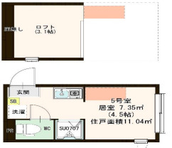 ハーモニーテラス東長崎の間取り