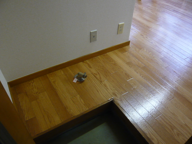 玄関　洗濯機置場