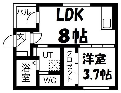 カーネルビレッジの間取り