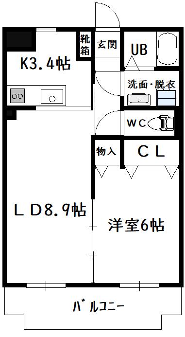 グラートマンションの間取り