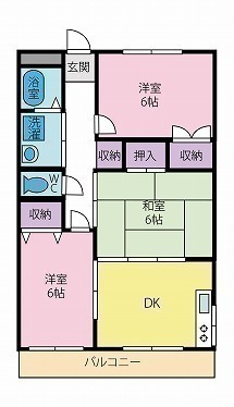 パールハイツ徳行の間取り