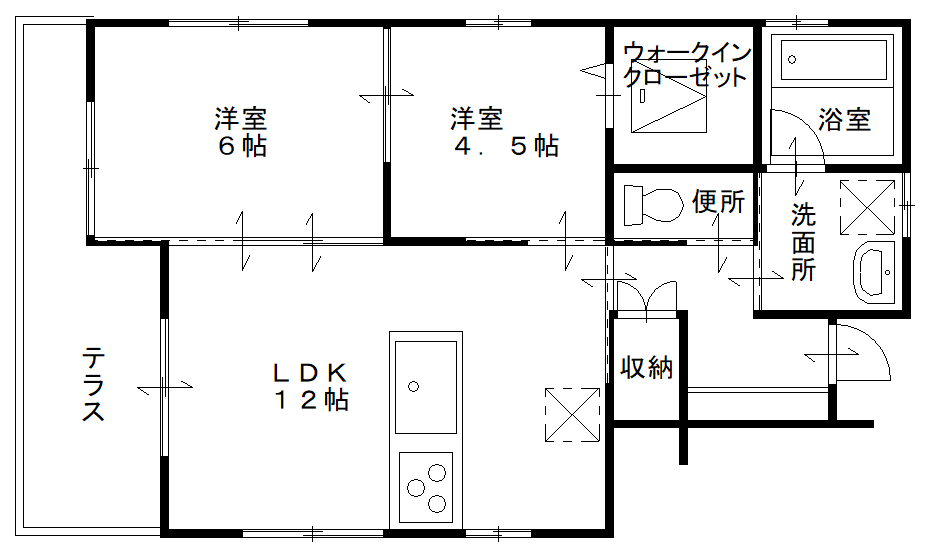 フィカーサ南町の間取り