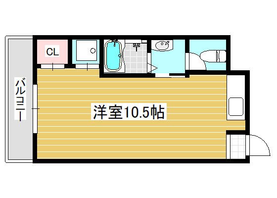 エスパシオ別府の間取り