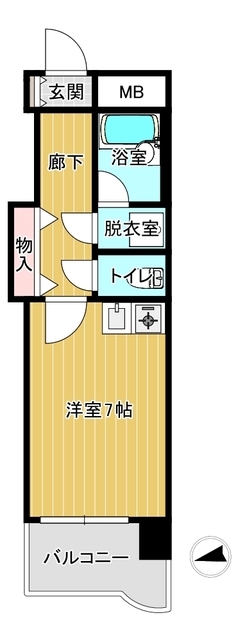 ライオンズマンション熊本中央の間取り