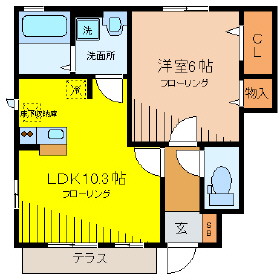 マロン・ヴローニュの間取り