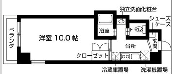 NORTHSHORE北大路の間取り