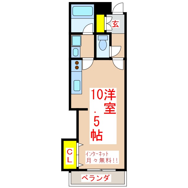 ピラール鴨池の間取り