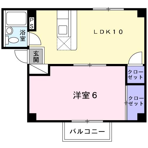 コーポナカダイIの間取り