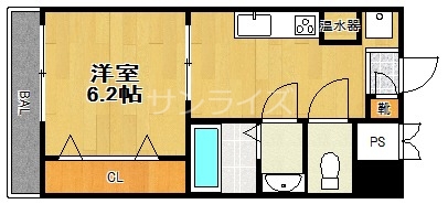 新深江池田マンションの間取り写真