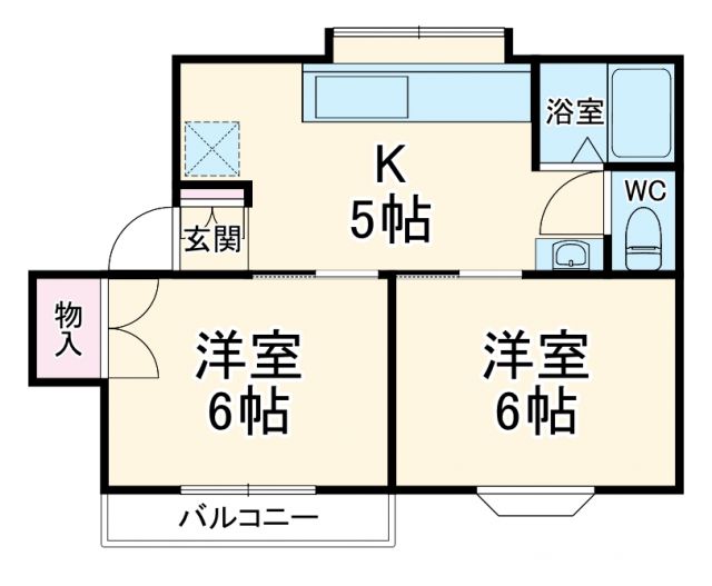 千葉県柏市豊住５（アパート）の賃貸物件の間取り