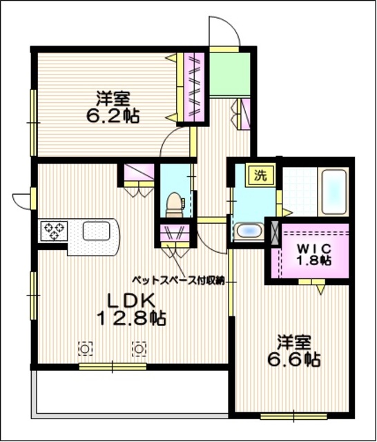 ＡＸＩＳ常盤の間取り