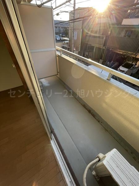 バルコニー　洗ってすぐ干せます！