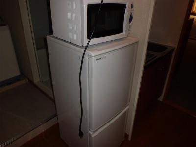 その他　冷蔵庫と電子レンジ。