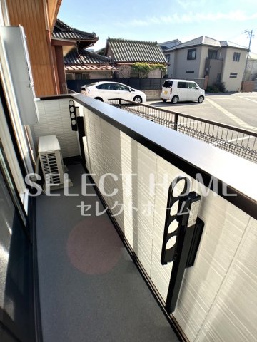 バルコニー　広々としたバルコニーです