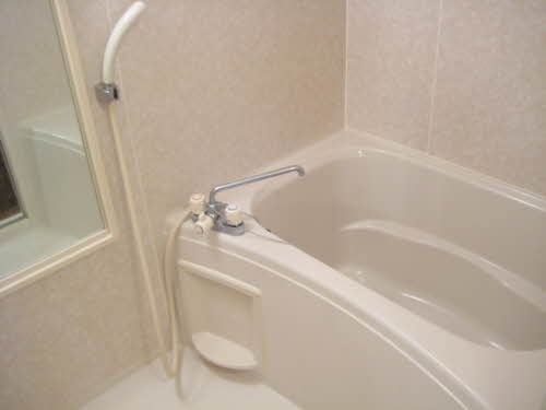 バス・シャワールーム　一人暮らしには充分な広さ