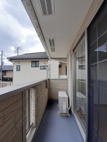 バルコニー　落ち着いた時間を過ごせるバルコニーです