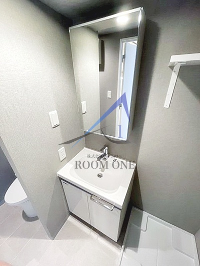 洗面設備　洗面台です。