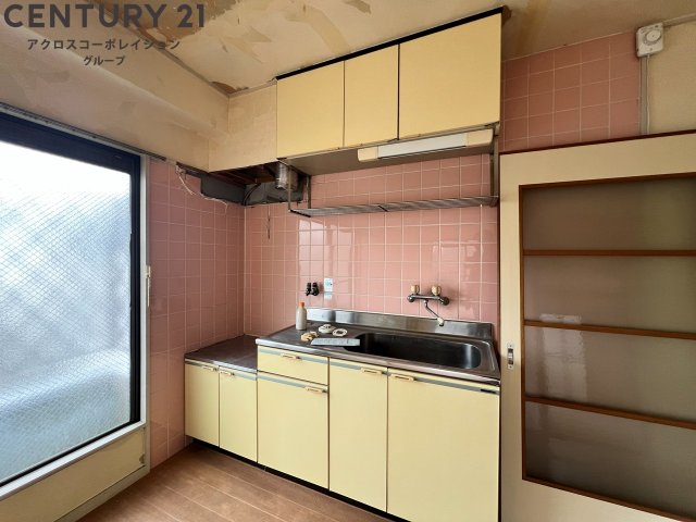 キッチン　ガスコンロ設置可能なキッチンです！